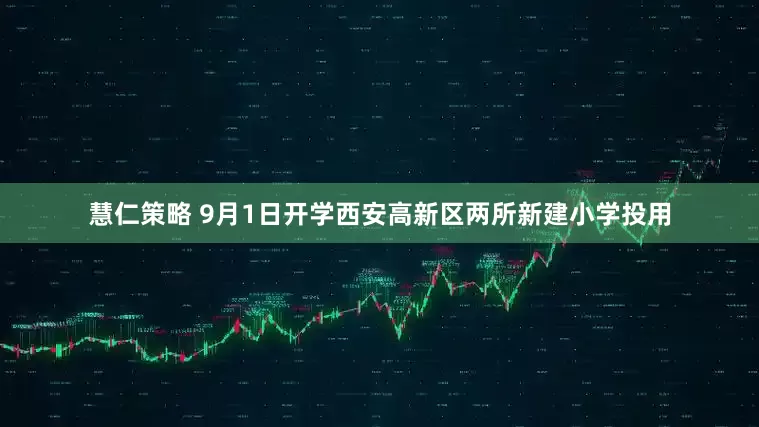 慧仁策略 9月1日开学西安高新区两所新建小学投用